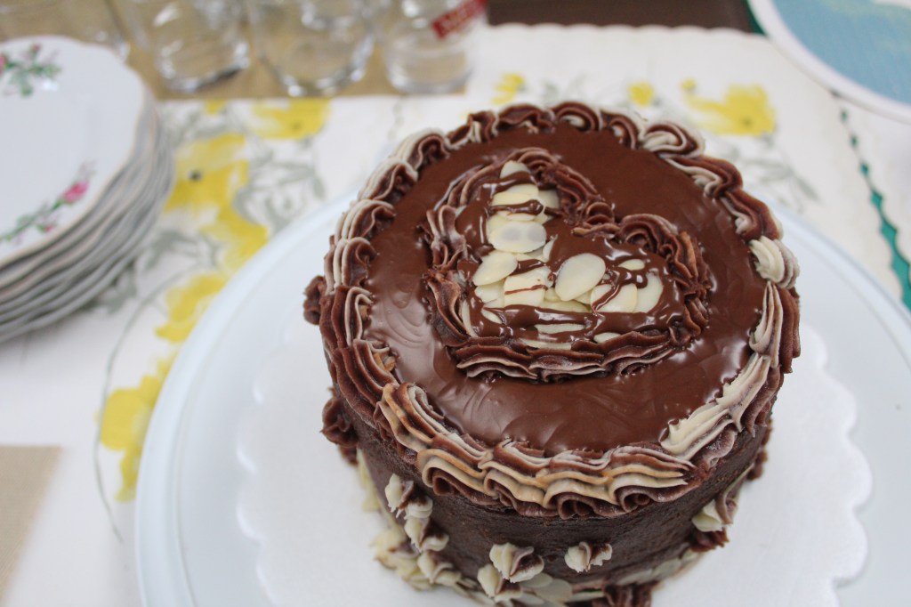 Queque de chocolate y canela con harina de&nbsp;almendras