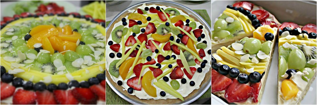 Pizza Dulce de Fruta y&nbsp;Galleta